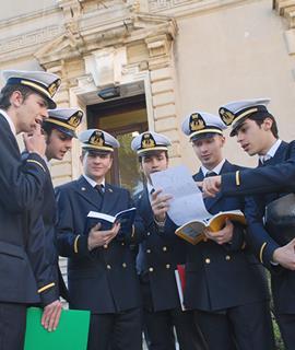 THE ITALIAN MARITIME ACADEMY The Academy provides Training Courses for: Deck and Engine Cadets Logistics and transportation