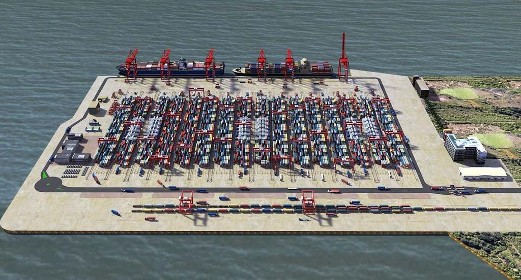 Example of an automated terminal project TERMINAL CAPACITY: 3 MILLION TEU / YEAR TOTAL KALMAR SCOPE APPROX. EUR 190-260 MILLION Horizontal transport AutoShuttles Units: 60 Unit value: 0.9-1.