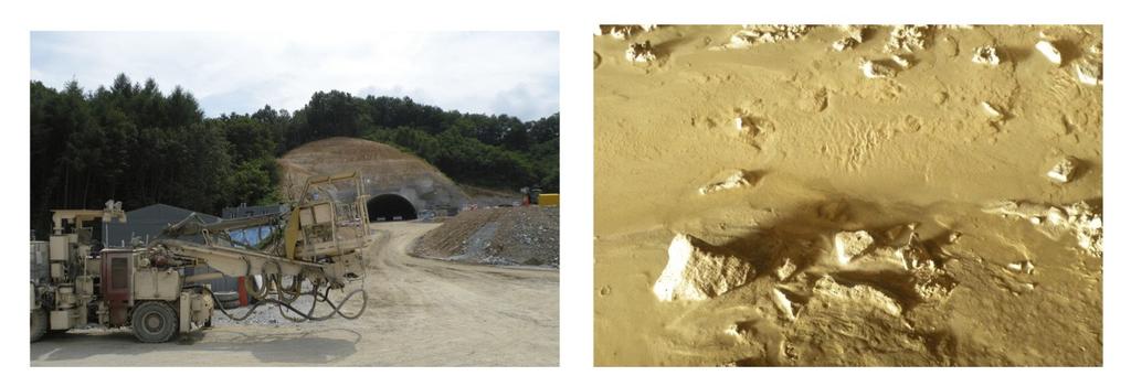 8 m, respectively. Fig. 2 - Schematic diagram of the IDFIS system. Fig. 3 - Tunnel construction site and sediments.