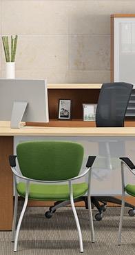 Circular Office Furniture for 1.