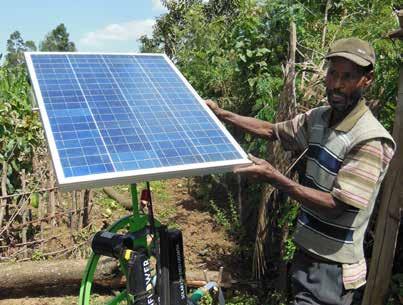Business models for solar-powered irrigation in Ethiopia Background This brief describes three business models for smallholder solar pump irrigation in Ethiopia, each with the potential to improve