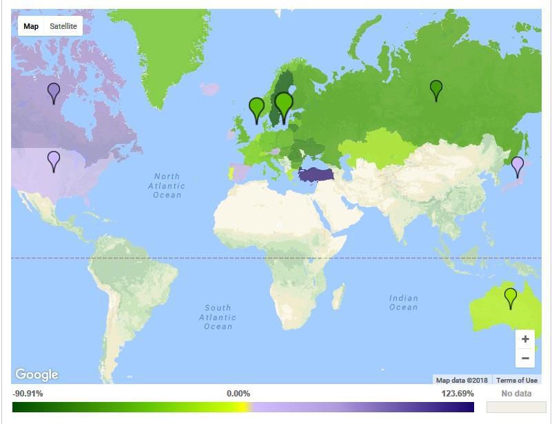 Global Map - Annex I Aggregate GHGs