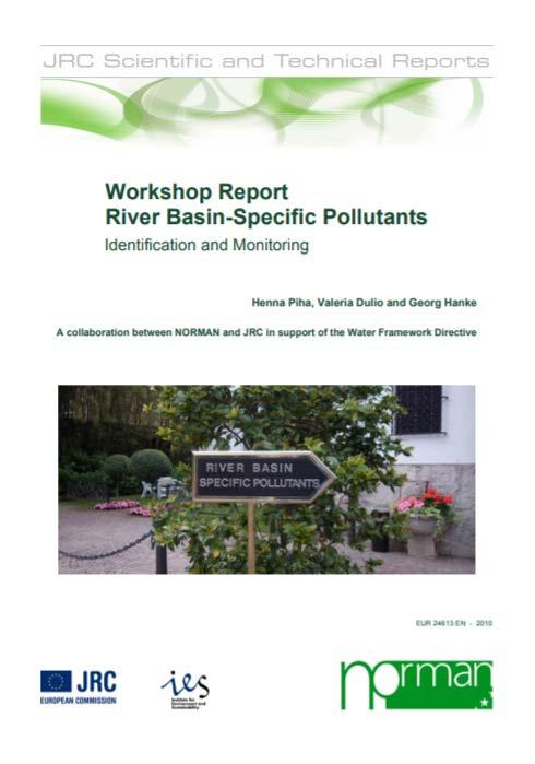 EU WFD: Quality Standards legislation to achieve good chemical status in SW River basin specific pollutants (MS level) Regional or local importance Similar process to priority substances: Identify