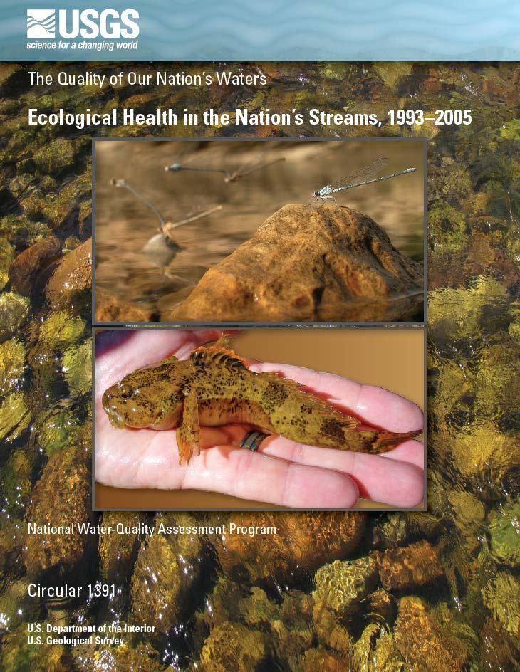 Ecological Health in the Nation s Streams, 1993-2005 (USGS) Dissolved pesticide concentrations > EPA ALBs* in more than half assessed streams in both ag & urban