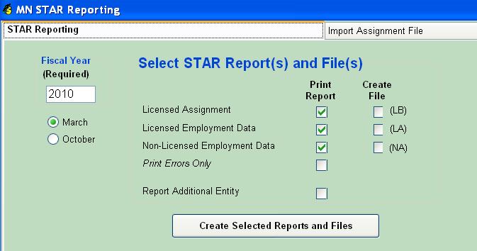 Review STAR Data. The first thing you will do when you re ready to process STAR is print the edit reports. These will have last year s submission date in them.
