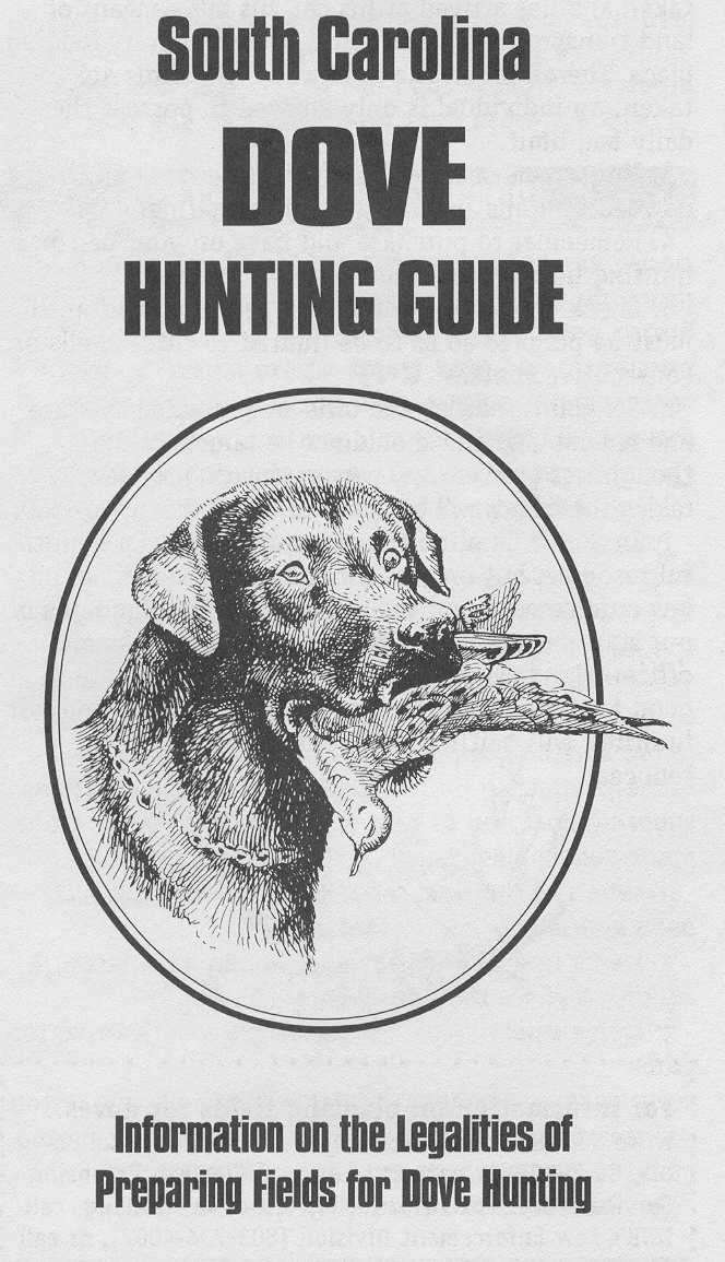 Dove Hunting Guides Rules & regulation interpretation How to legally prepare a dove field Baiting laws &