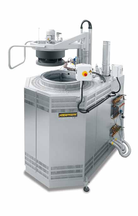 SRA 17/.. - SR 1500 The retort furnaces SR and SRA (with gas circulation) are designed for operation with nonflammable or flammable protective or reaction gases.