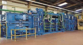 Double belt system for sheet moulding The double belt system provides the ideal solution for continuous production of glass fiber reinforced plastics (GRP).