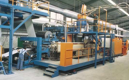 Production plant for plastics fiber compound materials We deliver
