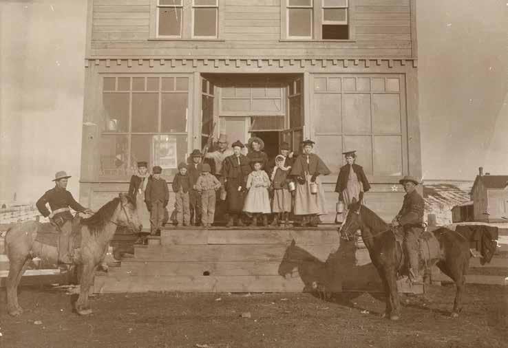 FEATURE WL A group stands in front of the Egypt Store and Post Office located in Egypt, Wash. The store and post office were run by Jack Moore from 1895 until 1899 when W.G.