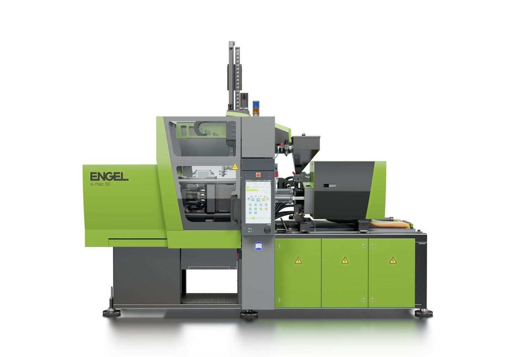 An ENGEL e-mac injection moulding machine will be