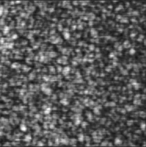 room temperature (RT): 1 1 µm 2 area (vertical range 4 nm). If we take as a reference roughness the one found for the smoother films, by performing a grain analysis on the AFM image shown in Fig. 5.