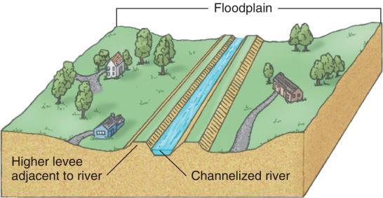 restrictions on building Rather than rebuild levees