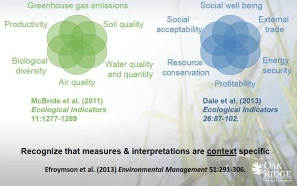 Multifaceted, Complex Sustainability Metrics Environmental and socioeconomic sustainability