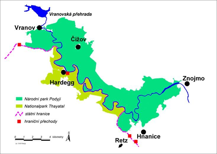 Where we are Natura 2000: SPA Podyjí Established: 2004 Area: 7666 ha