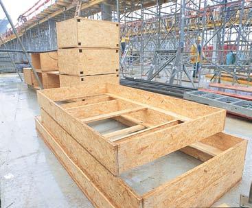CONCReTe FORmWORK moisture-resistant and able TO WiThSTaND heavy loads areas OF application Sheathing 