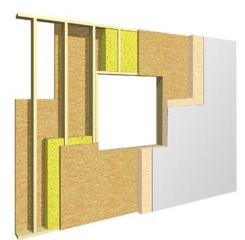 EGGER WOOD CONSTRUCTION AREAS OF APPLICATION IN THE ROOF, WALL AND CEILING EXTERIOR WALL In addition to bracing the structure, EUROSTRAND OSB also assumes the function of a vapour barrier (s d -value