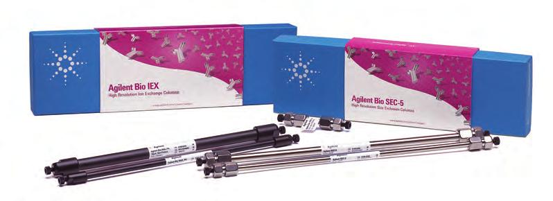 Agilent Bio IEX HPLC columns Column Characteristics All phases available in 1.