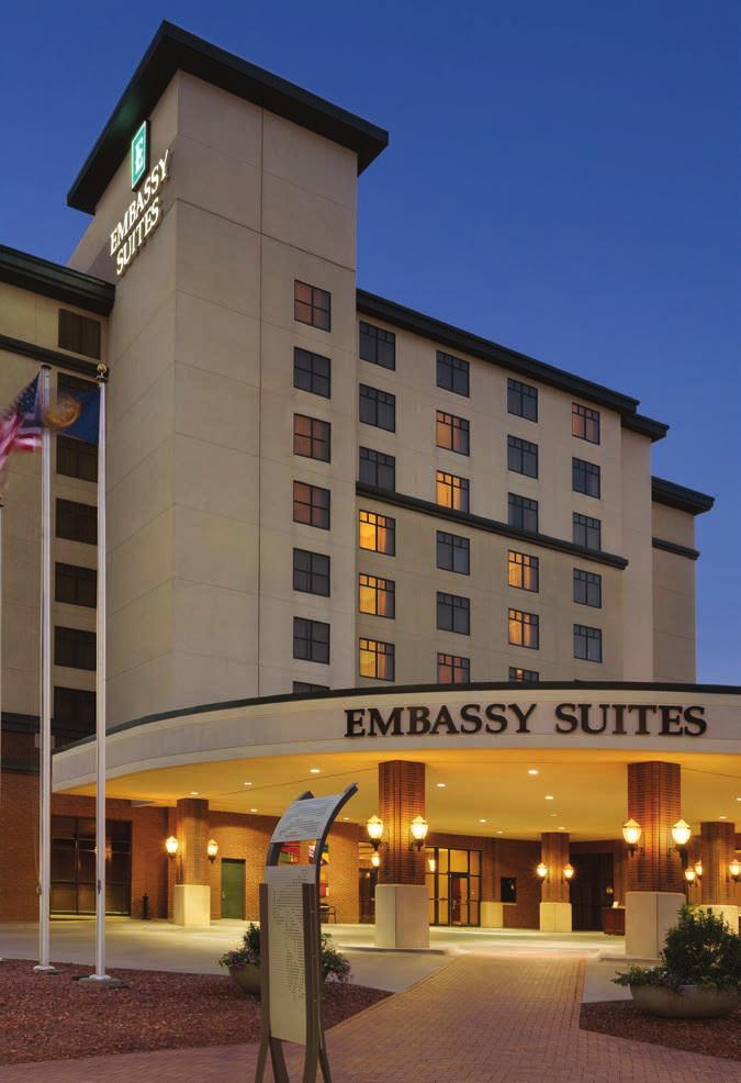 EMBASSY SUITES by Hilton The Embassy Suites Hotel in downtown Lincoln, Nebraska serves as the home for Connection 2019.