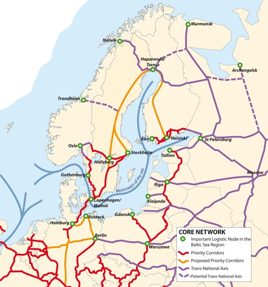 5 (9) Since long, large infrastructure investments are being made in northern Sweden and Finland.