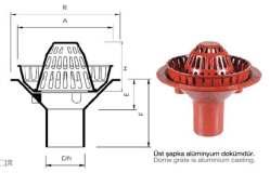 Pig Casting Drains external supply products Roof Drain DN H