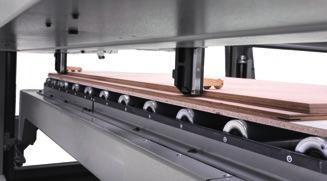 solution to any requirement Thin panels can be loaded from the lifting table, using independent floating pushing points that are