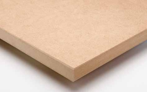 Kronobuild Fibreboard Deep Router MDF High Density Fibreboard (HDF) Deep Router MDF is engineered board produced from resin bonded wood fibres under high pressure and heat.