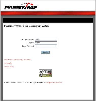 Using PassTime Plus Logging In to PassTime To log in to PassTime and access the PassTime Plus module: 1. In your Web browser location bar, enter the Web URL https://secure.passtimeusa.