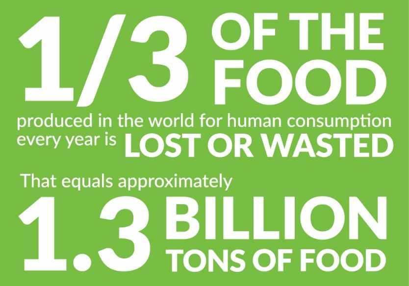 Food waste and loss is a global challenge Using