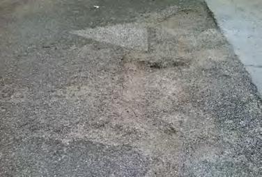 S-2: Raveling, Cracks or Potholes (only applicable to porous asphalt and porous concrete) Pass: No signs of pavement degradation. Pass Minor No signs of pavement degradation.