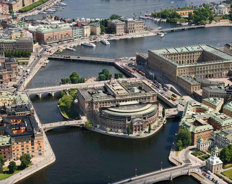 THE RIKSDAG BUILDING was inaugurated in 1905. The previous premises on Riddarholmen had become cramped, draughty and outdated.