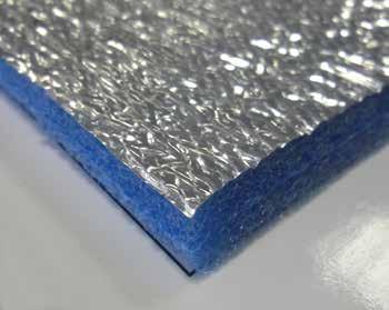 PE Foam - Silver Underlay 6 mm 8 mm 10 mm 12 mm Heat Insulation Characteristics It has many