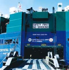 Bow and stern equipment Car decks and ramps Cargo lifts and covers