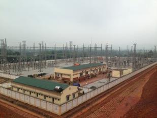 at construction site of Tuyen Quang