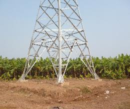 Tower erection at Position No 52 in Lien Khe commune, Khoai Chau district, Hung
