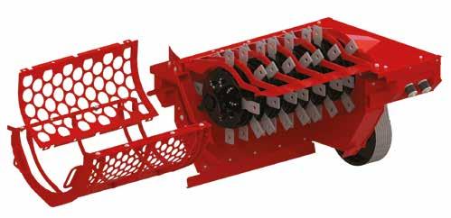 The cutting edge High Capacity Rotor Rotor speed is 2000rpm, generating a tip speed of 73m/s.
