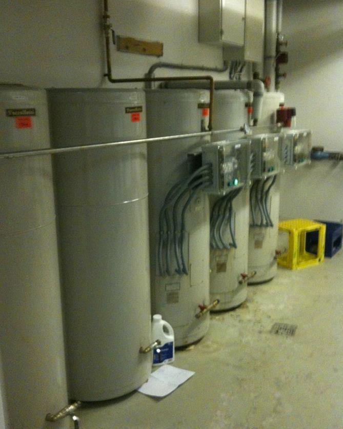systems Local heating/ hot water connected to district