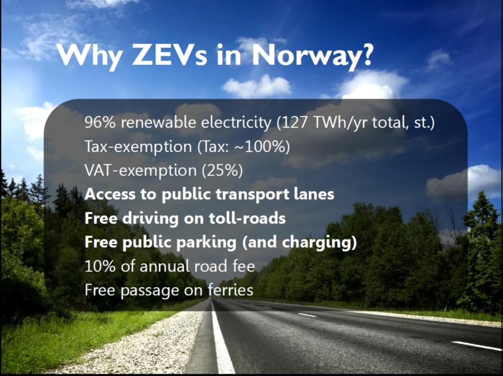 Increased need for transport should be covered by public transport and ZEV Incentives for Zero Emission Vehicles