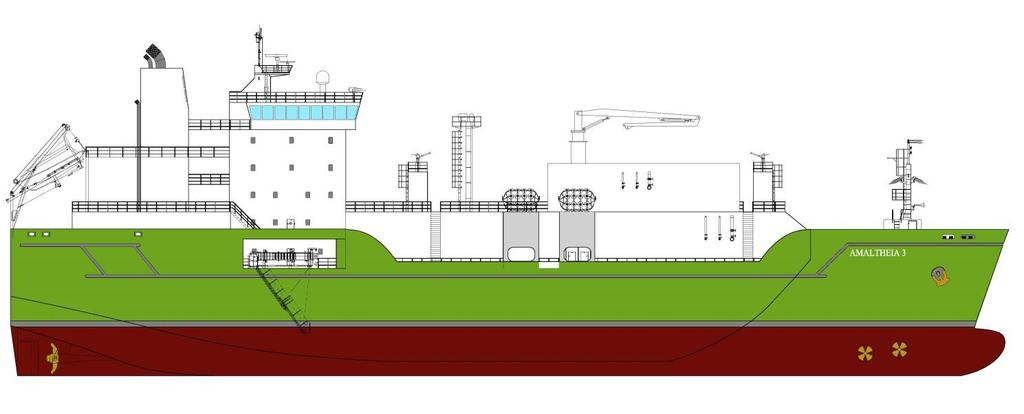 LNG Bunker / Feeder vessels AMALTHEIA 3 MAIN PARTICULARS Length overall: 102.