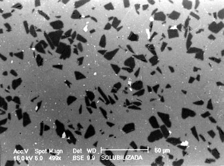 Materials Science Forum Vols. 498-499 255 Fig. 2. SEM micrograph of the solution treated composite (520 C for 2 h). Fig. 3. SEM micrograph of the aged composite material (120 C for 24 h).