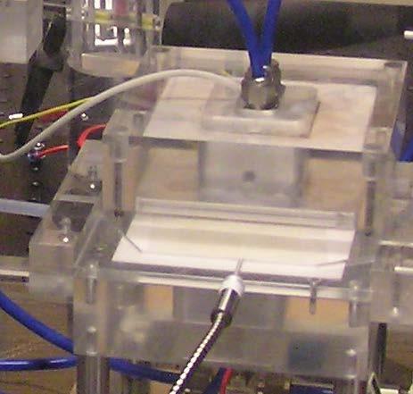 Experimental setup HV electrode Water cooled electrodes Gap spacer