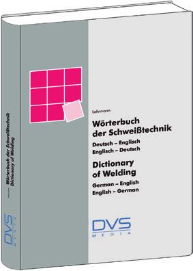 00 Dictionary of Welding German/English English/German With 5,000 entries in the German-English-Russian section and 6,000 entries in the