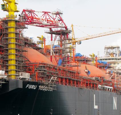 construction supervision as well as floating and land-based LNG