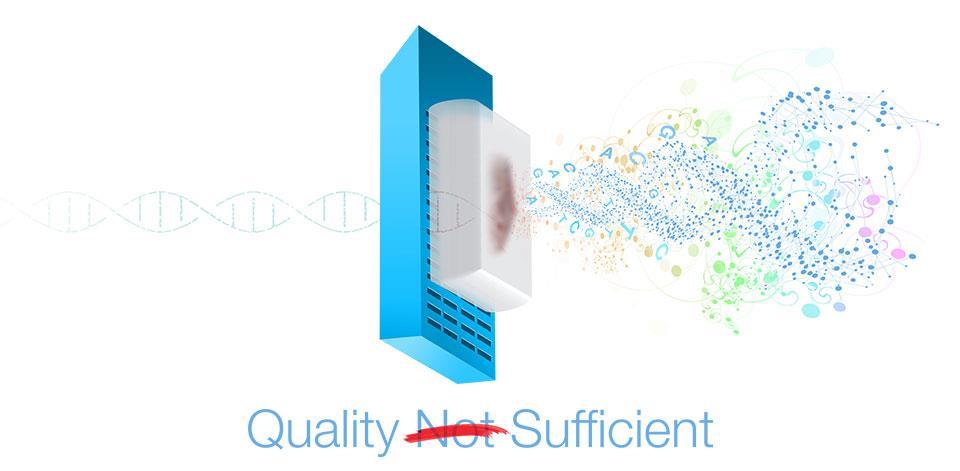 Sequencing success with Ion AmpliSeq technology Uses just 1ng FFPE DNA or RNA