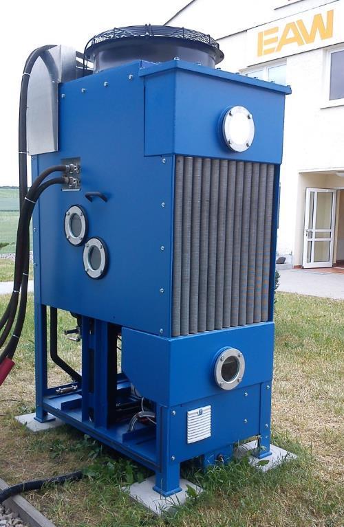Directly air-cooled absorption chiller 1 1 = generator 2 =