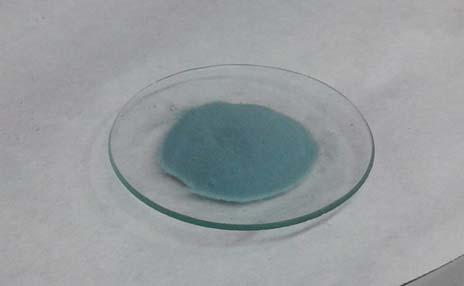 CHARACTERISATION OF ITO NANOPOWDER Blue powder Figure 1. ITO blue powder produced from surrogate recycled materials Specific Surface Area of 71.98 m 2 /g. Cubic phase.