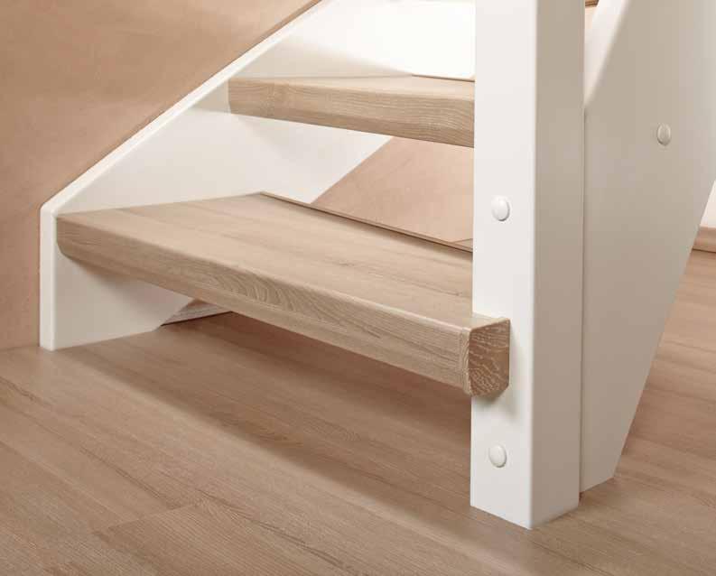 Skirtings overview Corner fillet 8/20 The small corner fillet is the ideal solution to cover lateral cutting edges and open stairs.