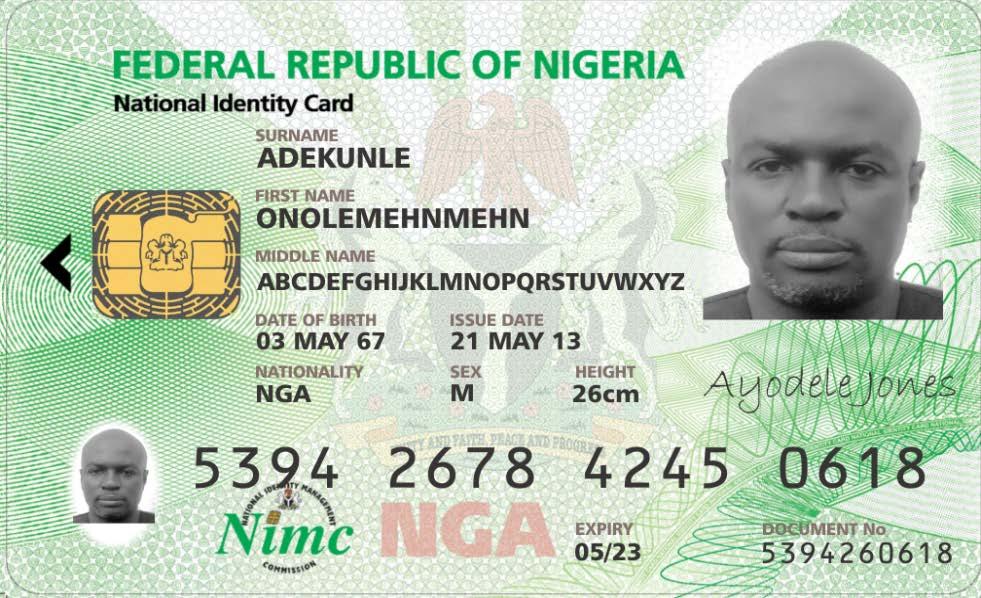 The National e-id Card