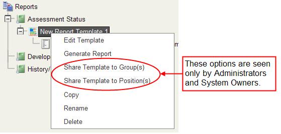 A confirmation dialog will note that deletions cannot be undone. Managing Reports Right-clicking on a template name in your Reports tree will display a number of options (Figure 11).