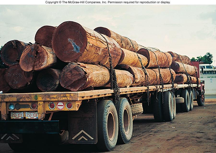 CAUSES Commercial logging 21% of deforestation creaming of the most valuable